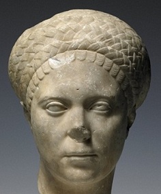 A  Woman, possibly Marciana Augusta,  ca. 110 CE, The British Museum,  London, 1879.0712.17 